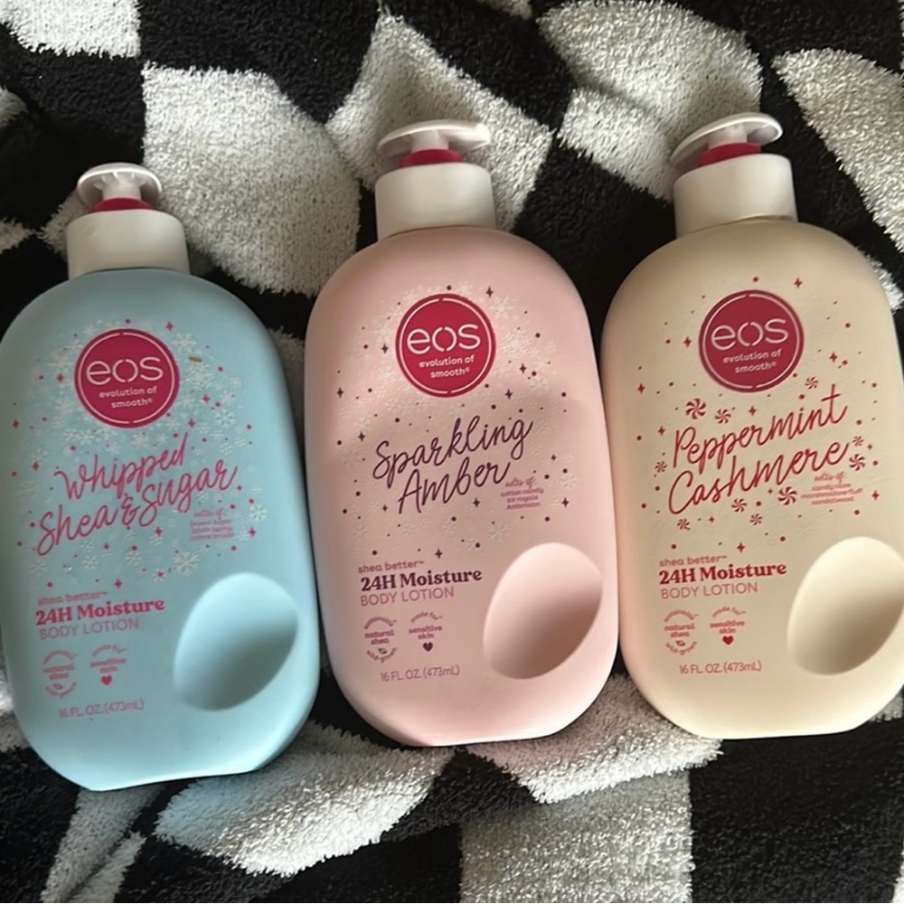 EOS Kids Body Lotion Set - Whipped Shea, Sparkling Amber, Peppermint Cashmere